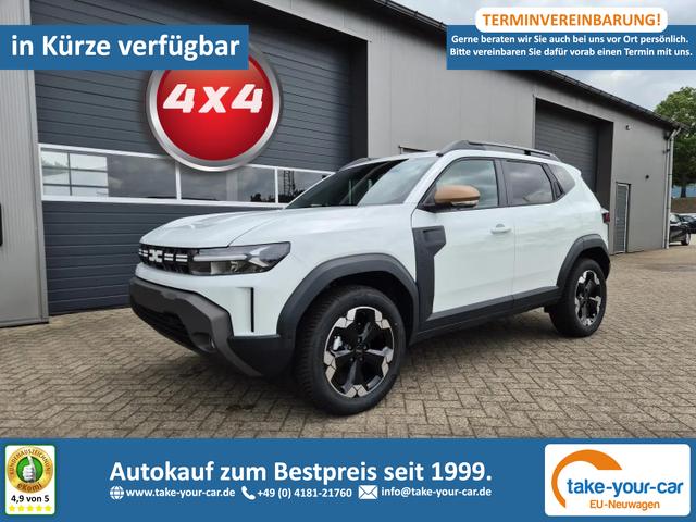 Dacia Duster - Extreme 4x4 130PS 1.2 TCe 4x Kamera Lenkradheizung Sitzheizung Klimaautomatik Teil-Leder elektr.Parkbremse Bluetooth Apple Carplay Android Auto PDC v+h 2xKeyless 18-LM Ganzj.Reifen Vorlauffahrzeug