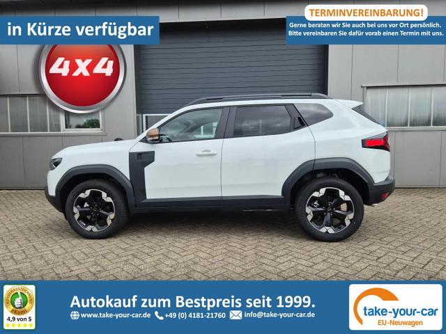 Dacia Duster - Extreme 4x4 130PS 1.2 TCe 4x Kamera Lenkradheizung Sitzheizung Klimaautomatik Teil-Leder elektr.Parkbremse Bluetooth Apple Carplay Android Auto PDC v+h 2xKeyless 18-LM Ganzj.Reifen Vorlauffahrzeug