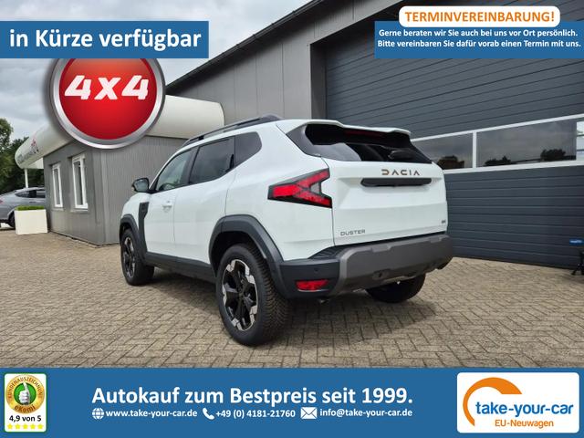 Dacia Duster - Extreme 4x4 130PS 1.2 TCe 4x Kamera Lenkradheizung Sitzheizung Klimaautomatik Teil-Leder elektr.Parkbremse Bluetooth Apple Carplay Android Auto PDC v+h 2xKeyless 18-LM Ganzj.Reifen Vorlauffahrzeug