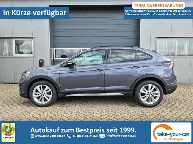 Volkswagen Taigo - 1.0 TSI 116PS DSG Life LED-Matrix-Scheinwerfer Klimaautomatik Sitzheizung PDC Rückf.Kamera 17-LM abged.Scheiben 2xKeyless DAB+ Bluetooth Touchscreen Apple CarPlay Android Auto Vorlauffahrzeug