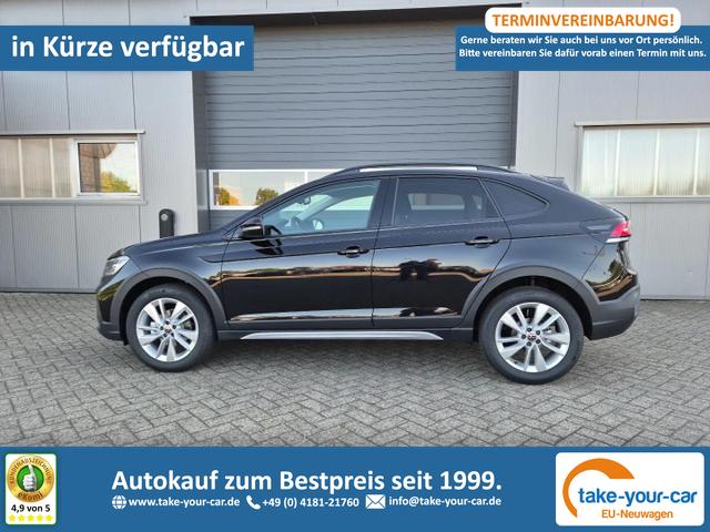 Volkswagen Taigo - 1.0 TSI 116PS DSG Life LED-Matrix-Scheinwerfer Klimaautomatik Sitzheizung PDC Rückf.Kamera 17-LM abged.Scheiben 2xKeyless DAB+ Bluetooth Touchscreen Apple CarPlay Android Auto Vorlauffahrzeug