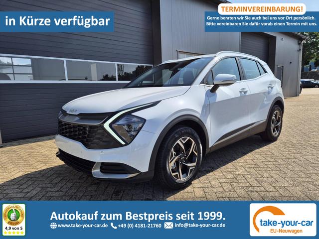 Kia Sportage - Vision 1.6 T-GDi MHEV 160PS Sitzheizung Lenkradheizung Klimaautomatik Navi Bluetooth Touchscreen Apple CarPlay Android Auto PDC v+h Rückf.Kamera Tempomat 17"LM Vorlauffahrzeug