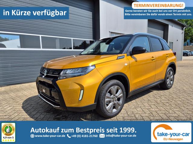 Suzuki Vitara - Comfort 110PS MHEV 1.4 Boosterjet Navi Klimaautomatik Sitzheizung ACC PDC R&uuml;ckf.Kamera Suzuki-Radio Apple CarPlay Android Auto Touchscreen 2xKeyless 17-LM Vorlauffahrzeug