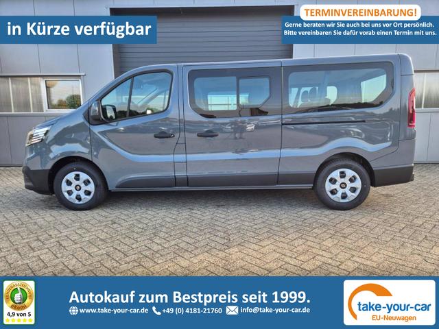 Renault Trafic - Combi L2 2.0 dCi 150PS Grand Evolution 9-Sitzer Rollstuhlrampe Rollstuhlsicherung Schiebetür l+r Klima v+h DAB Bluetooth Touchscreen Apple CarPlay Android Auto PDC Rückf.Kamera Vorlauffahrzeug