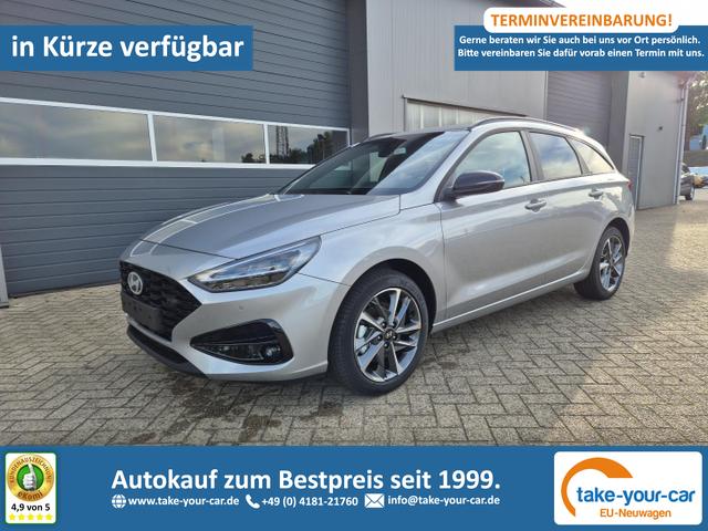 Hyundai i30 Kombi - 1.5 T-GDI 95PS Sitzheizung Lenkradheizung Klimaautomatik Tempomat Navi Apple CarPlay + Android Auto PDC v+h Rückf.Kamera 17-LM Vorlauffahrzeug