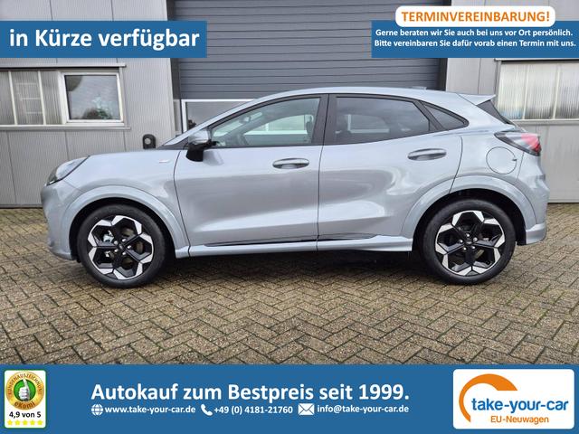 Ford Puma - ST-Line X 1.0 EcoBoost Hybrid 125PS Automatik NEUES MODELL 360°Kamera AbstandsTempomat el.Heckklappe Premium Leder (Sensico) B+O-Sound Klimaautomatik Sitzheizung Lenkradheizung Frontscheibe beheizb. Ford-Navi SYNC4 Bluetooth Apple CarPlay Android A Vorlauffahrzeug