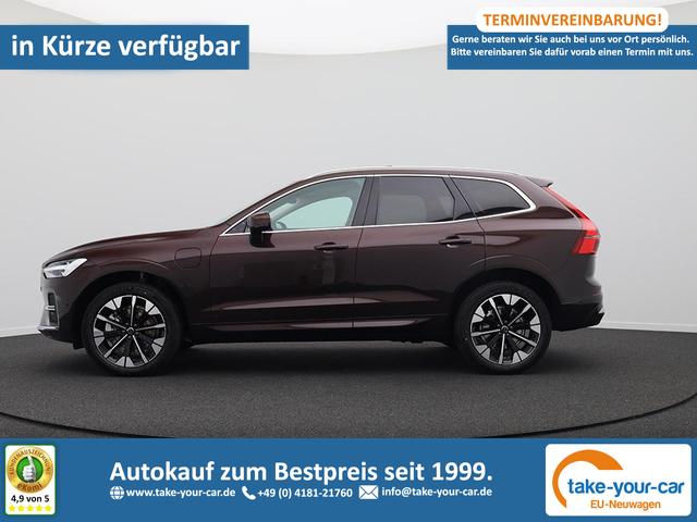 Volvo XC60 - T6 Ultra AWD PHEV 350PS Automatik FACELIFT elektr. PanoDach Nordico-Polsterung 360°Kamera PDC v+h ACC el.Heckklappe Harman/Kardon-Sound Klimaautomatik Standheizung Sitzheizung Lenkradheizung Frontscheibe beheizb. Navi Vorlauffahrzeug