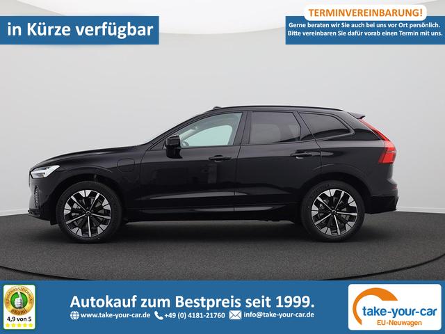 Volvo XC60 - T6 Ultra AWD PHEV 350PS Automatik FACELIFT elektr. PanoDach Nordico-Polsterung 360°Kamera PDC v+h ACC el.Heckklappe Harman/Kardon-Sound Klimaautomatik Standheizung Sitzheizung Lenkradheizung Frontscheibe beheizb. Navi Vorlauffahrzeug
