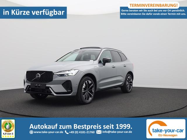 Volvo XC60 - T6 Ultra AWD PHEV 350PS Automatik FACELIFT elektr. PanoDach Nordico-Polsterung 360°Kamera PDC v+h ACC el.Heckklappe Harman/Kardon-Sound Klimaautomatik Standheizung Sitzheizung Lenkradheizung Frontscheibe beheizb. Navi Vorlauffahrzeug