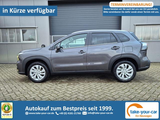 Suzuki S-Cross - Comfort 110PS Automatik MHEV 1.4 Boosterjet Navi Klimaautomatik Sitzheizung ACC PDC v+h Rückf.Kamera Suzuki-Radio Apple CarPlay Android Auto Touchscreen 2xKeyless 17-LM Vorlauffahrzeug