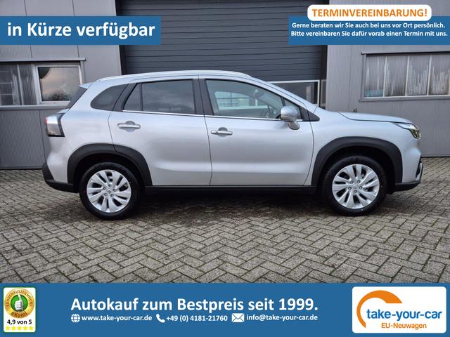 Suzuki S-Cross - Comfort 110PS Automatik MHEV 1.4 Boosterjet Navi Klimaautomatik Sitzheizung ACC PDC v+h Rückf.Kamera Suzuki-Radio Apple CarPlay Android Auto Touchscreen 2xKeyless 17-LM Vorlauffahrzeug