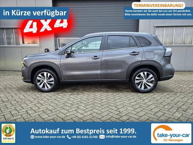 Suzuki S-Cross - Comfort+ 110PS Automatik MHEV 4x4 ALLGRIP 1.4 Boosterjet Allrad Teilleder Navi Klimaautomatik Sitzheizung ACC PDC v+h 4x Kamera Suzuki-Radio Apple CarPlay Android Auto Touchscreen 2xKeyless 17-LM Vorlauffahrzeug