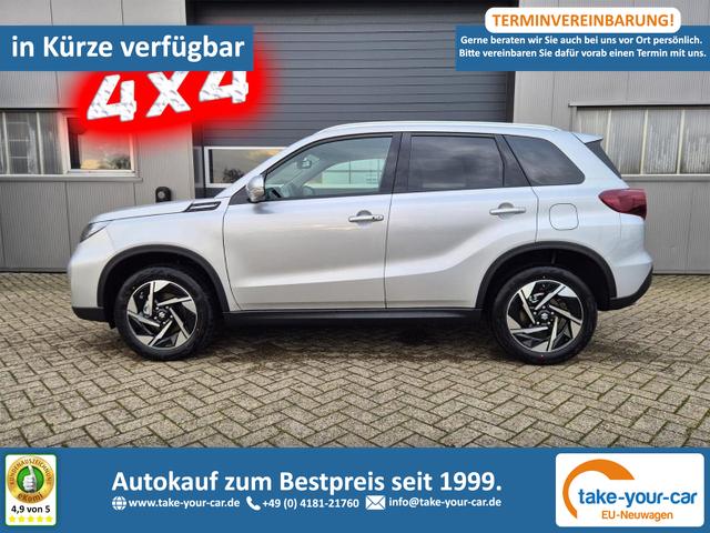 Suzuki Vitara - Comfort+ 110PS Automatik MHEV 4x4 ALLGRIP 1.4 Boosterjet Allrad Teilleder Navi Klimaautomatik Sitzheizung ACC PDC v+h R&uuml;ckf.Kamera Suzuki-Radio Apple CarPlay Android Auto Touchscreen 2xKeyless 17-LM Vorlauffahrzeug