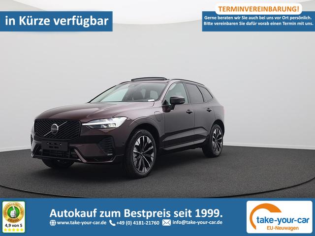 Volvo XC60 - T6 Ultra AWD PHEV 350PS Automatik FACELIFT elektr. PanoDach Nordico-Polsterung 360&deg;Kamera PDC v+h ACC el.Heckklappe Harman/Kardon-Sound Klimaautomatik Standheizung Sitzheizung Lenkradheizung Frontscheibe beheizb. Navi Vorlauffahrzeug