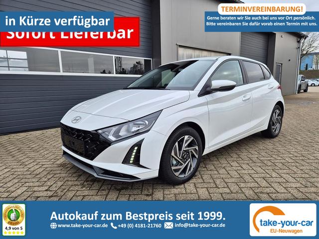 Hyundai i20 - 1.0 T-GDI 90PS Trend Automatik 5-t&uuml;rig Klimaautomatik Sitzheizung Lenkradheizung R&uuml;ckf.Kamera PDC Apple CarPlay Android Auto Tempomat Touchscreen 16"LM Vorlauffahrzeug