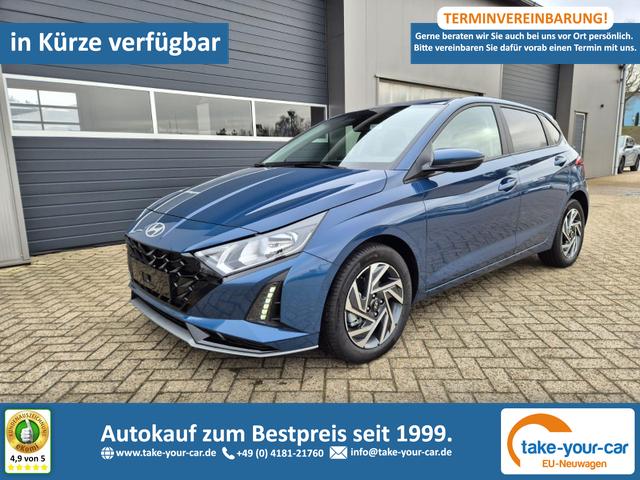 Hyundai i20 - 1.0 T-GDI 90PS Trend Automatik 5-t&uuml;rig Klimaautomatik Sitzheizung Lenkradheizung R&uuml;ckf.Kamera PDC Apple CarPlay Android Auto Tempomat Touchscreen 16"LM Vorlauffahrzeug