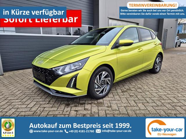 Hyundai i20 - 1.0 T-GDI 90PS Trend Automatik 5-t&uuml;rig Klimaautomatik Sitzheizung Lenkradheizung R&uuml;ckf.Kamera PDC Apple CarPlay Android Auto Tempomat Touchscreen 16"LM Vorlauffahrzeug
