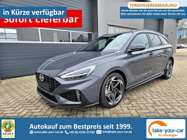 Hyundai i30 Kombi - 1.6 T-GDI 150PS Automatik N-Line MY2026 Sitzheizung Lenkradheizung Klimaautomatik Navi 10,3"-Touchscreen Bluelink Apple CarPlay + Android Auto PDC v+h R&uuml;ckf.Kamera 18-LM Vorlauffahrzeug