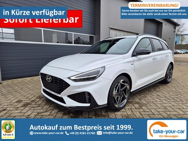 Hyundai i30 Kombi - 1.6 T-GDI 150PS Automatik N-Line MY2026 Sitzheizung Lenkradheizung Klimaautomatik Navi 10,3"-Touchscreen Bluelink Apple CarPlay + Android Auto PDC v+h R&uuml;ckf.Kamera 18-LM Vorlauffahrzeug