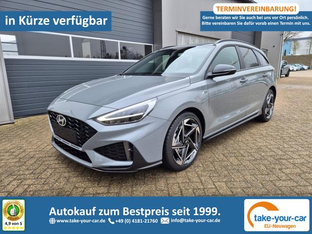 Hyundai i30 Kombi - 1.6 T-GDI 150PS Automatik N-Line MY2026 Sitzheizung Lenkradheizung Klimaautomatik Navi 10,3"-Touchscreen Bluelink Apple CarPlay + Android Auto PDC v+h R&uuml;ckf.Kamera 18-LM Vorlauffahrzeug