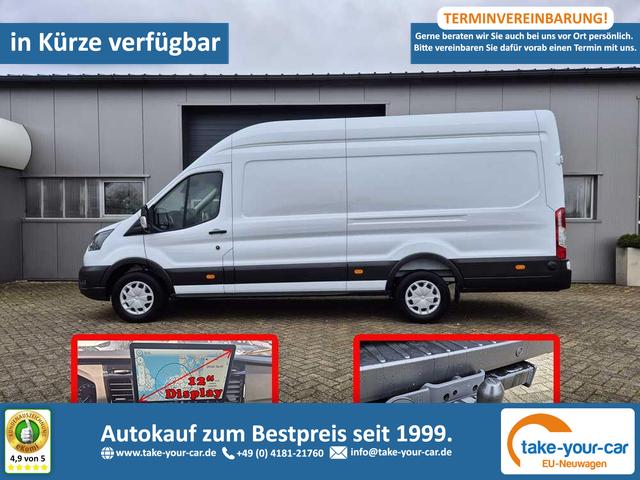 Ford Transit - 350 L4H3 2.0 EcoBlue 130PS Trend Heckantrieb 3,5t 2-Sitzer AHK Sitzheizung Frontscheibe beheizb. Klimaautomatik Navi PDC v+h Bluetooth DAB Apple CarPlay Android Auto Tempomat Ganzj.Reifen Vorlauffahrzeug