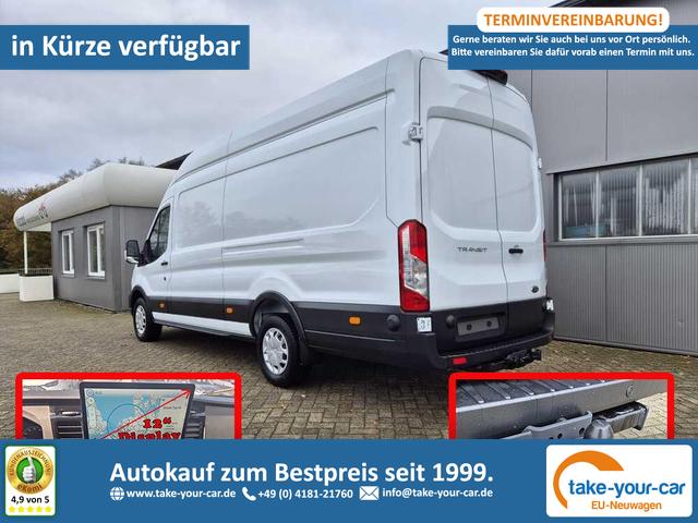 Ford Transit - 350 L4H3 2.0 EcoBlue 130PS Trend Heckantrieb 3,5t 2-Sitzer AHK Sitzheizung Frontscheibe beheizb. Klimaautomatik Navi PDC v+h Bluetooth DAB Apple CarPlay Android Auto Tempomat Ganzj.Reifen Vorlauffahrzeug
