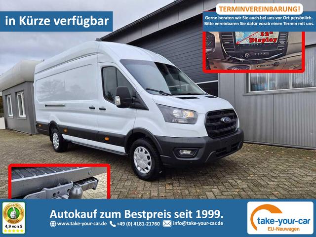 Ford Transit - 350 L4H3 2.0 EcoBlue 130PS Trend Heckantrieb 3,5t 2-Sitzer AHK Sitzheizung Frontscheibe beheizb. Klimaautomatik Navi PDC v+h Bluetooth DAB Apple CarPlay Android Auto Tempomat Ganzj.Reifen Vorlauffahrzeug