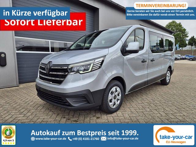 Renault Trafic - Combi L2 2.0 dCi 150PS Grand Evolution 9-Sitzer Rollstuhlrampe Rollstuhlsicherung Schiebet&uuml;r l+r Klima v+h DAB Bluetooth Touchscreen Apple CarPlay Android Auto PDC R&uuml;ckf.Kamera Vorlauffahrzeug