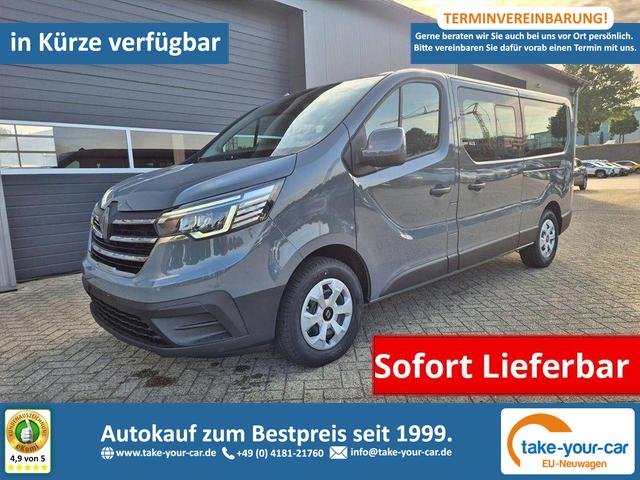 Renault Trafic - Combi L2 2.0 dCi 150PS Grand Evolution 9-Sitzer Rollstuhlrampe Rollstuhlsicherung Schiebet&uuml;r l+r Klima v+h DAB Bluetooth Touchscreen Apple CarPlay Android Auto PDC R&uuml;ckf.Kamera Vorlauffahrzeug
