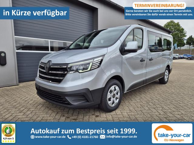 Renault Trafic - Combi L2 2.0 dCi 150PS Grand Evolution 9-Sitzer Rollstuhlrampe Rollstuhlsicherung Schiebet&uuml;r l+r Klima v+h DAB Bluetooth Touchscreen Apple CarPlay Android Auto PDC R&uuml;ckf.Kamera Vorlauffahrzeug