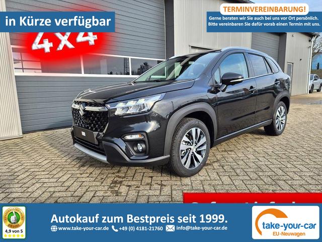Suzuki S-Cross - Comfort+ 110PS MHEV 4x4 ALLGRIP 1.4 Boosterjet Teilleder Navi Klimaautomatik Sitzheizung ACC PDC v+h 4x Kamera Suzuki-Radio Apple CarPlay Android Auto Touchscreen 2xKeyless 17-LM Vorlauffahrzeug