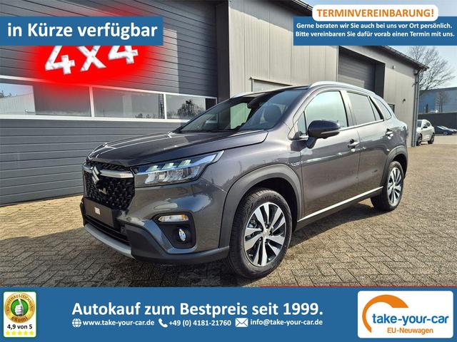 Suzuki S-Cross - Comfort+ 110PS MHEV 4x4 ALLGRIP 1.4 Boosterjet Teilleder Navi Klimaautomatik Sitzheizung ACC PDC v+h 4x Kamera Suzuki-Radio Apple CarPlay Android Auto Touchscreen 2xKeyless 17-LM Vorlauffahrzeug