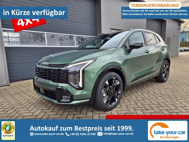 Kia Sportage - 1.6 T-GDi 180PS 4x4 AWD Automatik GT-Line NEUES MODELL MY26 FACELIFT Teil-Leder 19"LM Sitzheizung v+h Lenkradheizung Klimaautomatik ACC Navi Bluetooth Touchscreen Apple CarPlay Android Auto PDC R&uuml;ckf.Kamera 2x Keyless Vorlauffahrzeug