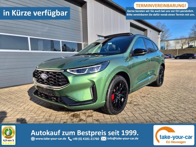 Ford Kuga - ST-Line X 243PS PHEV Automatik Black Package Matrix-LED schwenkb. AHK elektr. PanoDach Sitzheizung v+h Lenkradheizung Frontscheibe beheizb. Navi SYNC4 Apple CarPlay Android Auto Touchscreen PDC 4xKamera 2xKeyless B+O Sound 20"LM vollelektr. Reic Vorlauffahrzeug
