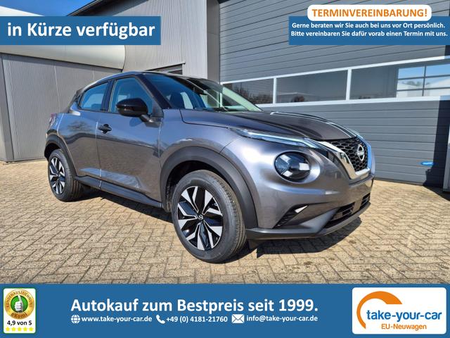 Nissan Juke - 1.0 DIG-T 114PS Acenta Klimaautomatik Sitzheizung R&uuml;ckf.Kamera Bluetooth Touchscreen wireless Apple CarPlay Android Auto Vorlauffahrzeug