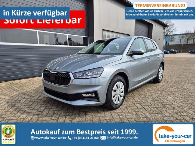 Skoda Fabia - 1.0 TSI 95PS Selection 5-t&uuml;rig R&uuml;ckf.Kamera Parksensoren Sitzheizung Multifunktionslenkrad Klima Skoda-Radio Bluetooth Touchscreen Tempomat Nebelsch. Apple CarPlay + Android Auto Vorlauffahrzeug
