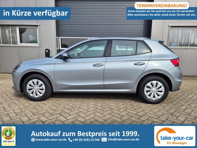 Skoda Fabia - 1.0 TSI 95PS Selection 5-t&uuml;rig R&uuml;ckf.Kamera Parksensoren Sitzheizung Multifunktionslenkrad Klima Skoda-Radio Bluetooth Touchscreen Tempomat Nebelsch. Apple CarPlay + Android Auto Vorlauffahrzeug