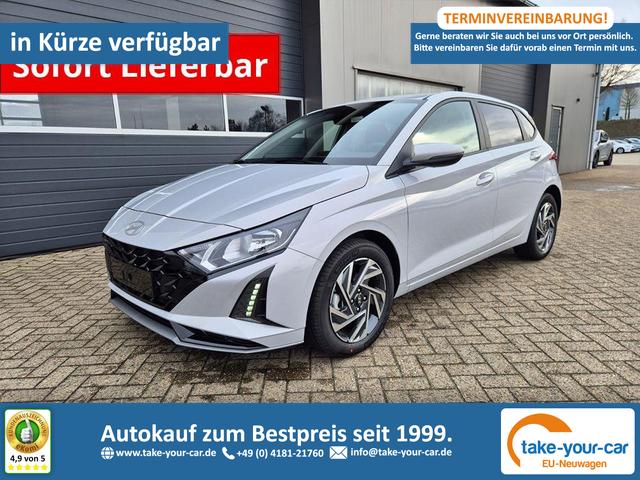 Hyundai i20 - 1.0 T-GDI 90PS Trend Automatik 5-t&uuml;rig Klimaautomatik Sitzheizung Lenkradheizung R&uuml;ckf.Kamera PDC Apple CarPlay Android Auto Tempomat Touchscreen 16"LM Vorlauffahrzeug