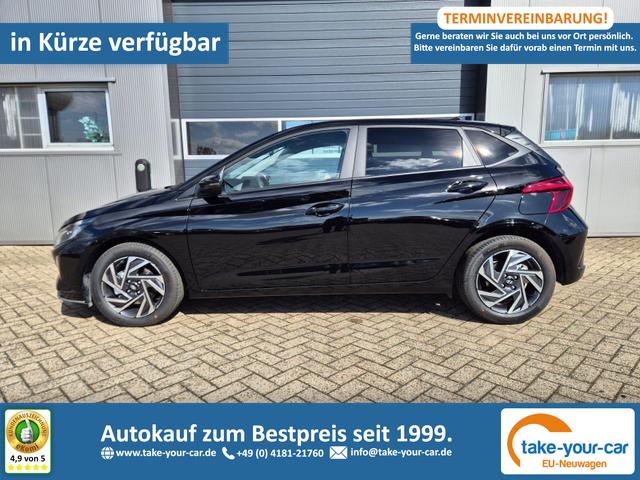 Hyundai i20 - 1.0 T-GDI 90PS Trend 5-t&uuml;rig Klimaautomatik Sitzheizung Lenkradheizung R&uuml;ckf.Kamera PDC Apple CarPlay Android Auto Tempomat Touchscreen 16"LM Vorlauffahrzeug