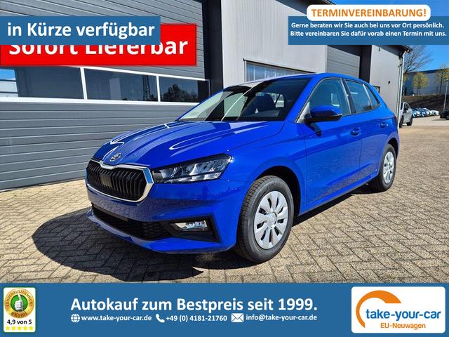 Skoda Fabia - 1.0 TSI 95PS Selection 5-t&uuml;rig R&uuml;ckf.Kamera Parksensoren Sitzheizung Multifunktionslenkrad Klima Skoda-Radio Bluetooth Touchscreen Tempomat Nebelsch. Apple CarPlay + Android Auto Vorlauffahrzeug