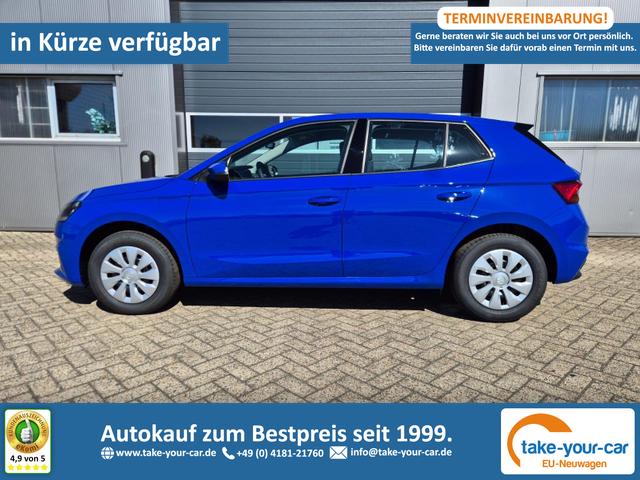 Skoda Fabia - 1.0 TSI 95PS Selection 5-t&uuml;rig R&uuml;ckf.Kamera Parksensoren Sitzheizung Multifunktionslenkrad Klima Skoda-Radio Bluetooth Touchscreen Tempomat Nebelsch. Apple CarPlay + Android Auto Vorlauffahrzeug