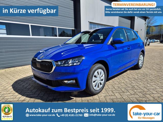 Skoda Fabia - 1.0 TSI 95PS Selection 5-t&uuml;rig R&uuml;ckf.Kamera Parksensoren Sitzheizung Multifunktionslenkrad Klima Skoda-Radio Bluetooth Touchscreen Tempomat Nebelsch. Apple CarPlay + Android Auto Vorlauffahrzeug