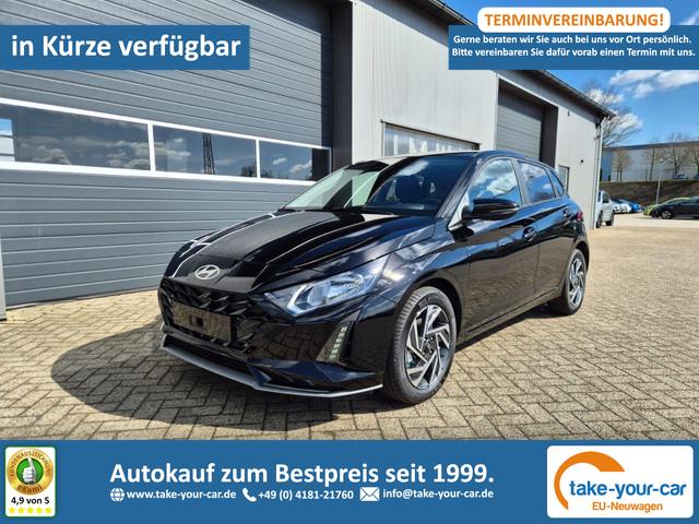 Hyundai i20 - 1.0 T-GDI 90PS Trend 5-t&uuml;rig Klimaautomatik Sitzheizung Lenkradheizung R&uuml;ckf.Kamera PDC Apple CarPlay Android Auto Tempomat Touchscreen 16"LM Vorlauffahrzeug