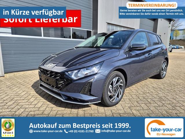 Hyundai i20 - 1.0 T-GDI 90PS Trend 5-t&uuml;rig Klimaautomatik Sitzheizung Lenkradheizung R&uuml;ckf.Kamera PDC Apple CarPlay Android Auto Tempomat Touchscreen 16"LM Vorlauffahrzeug