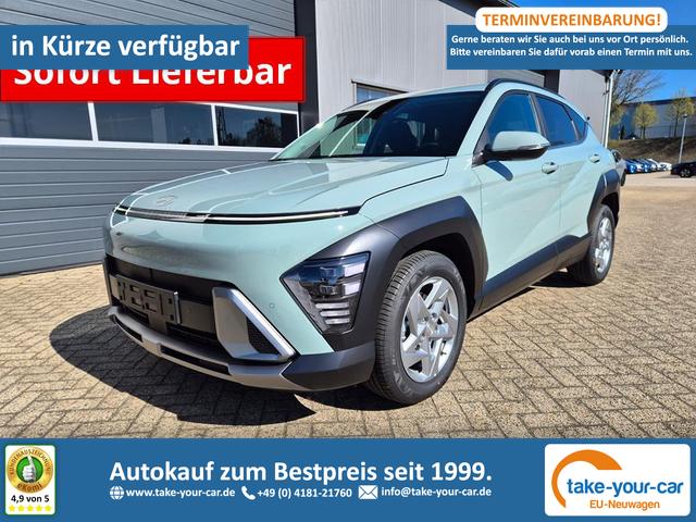 Hyundai KONA - Trend 1.6 T-GDI 150PS Automatik MY2026 Voll-LED-Projektionsscheinw. mit LED-Lichtband Sitzheizung v+h Lenkradheizung ACC Klimaautomatik Navi Touchscreen DAB+ Apple CarPlay + Android Auto PDC R&uuml;ckf.Kamera 2xKeyless 17-LM Vorlauffahrzeug