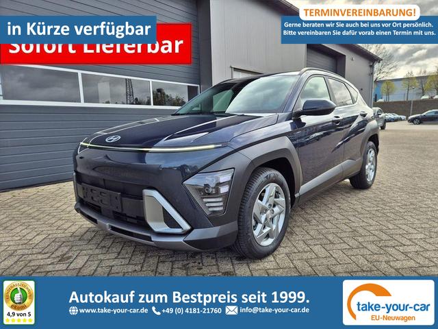 Hyundai KONA - Trend 1.6 T-GDI 150PS Automatik MY2026 Voll-LED-Projektionsscheinw. mit LED-Lichtband Sitzheizung v+h Lenkradheizung ACC Klimaautomatik Navi Touchscreen DAB+ Apple CarPlay + Android Auto PDC R&uuml;ckf.Kamera 2xKeyless 17-LM Vorlauffahrzeug