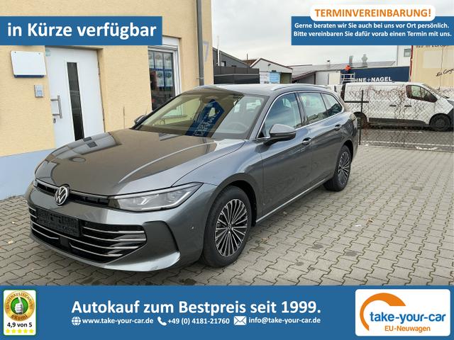 Volkswagen Passat Variant - Elegance AHK P.-Dach 360° Kamera 17 Zoll Navi. Matrix Massage ACC Vorlauffahrzeug