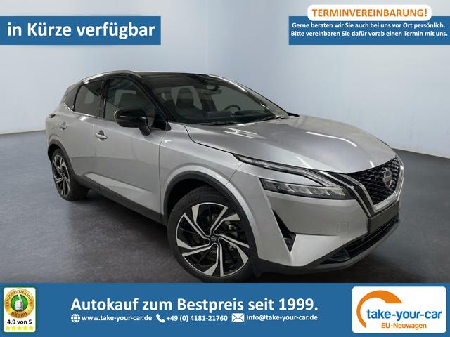 Nissan Qashqai - Tekna+ 1.3 MHEV 158PS/116kW Xtronic 2025 +20"ALU+PANO+BOSE+HuD Vorlauffahrzeug