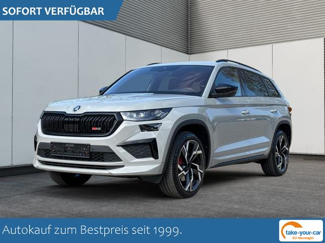 Skoda Kodiaq - RS 4x4+AHK+PANO+LEDER+360&deg;KAM+7-Sitze+ACC Gebrauchtfahrzeug