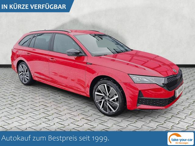 Skoda Octavia Combi - 1.5 TSI mHEV 110 kW Sportline eTSI DSG Matrix AHK Vorlauffahrzeug